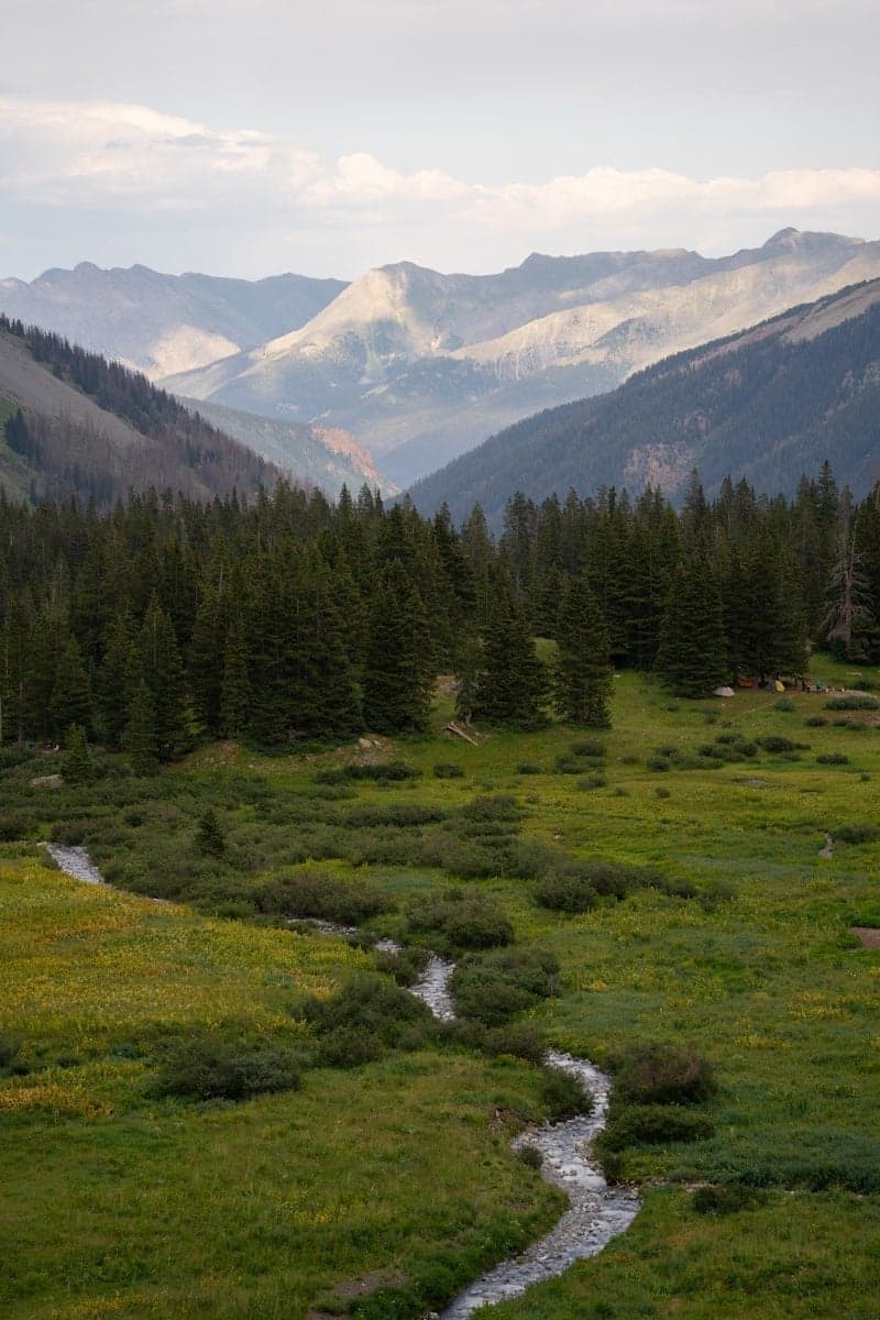 San Juan National Forest - alpine lake country for Rio Grande cutthroat and lakers
