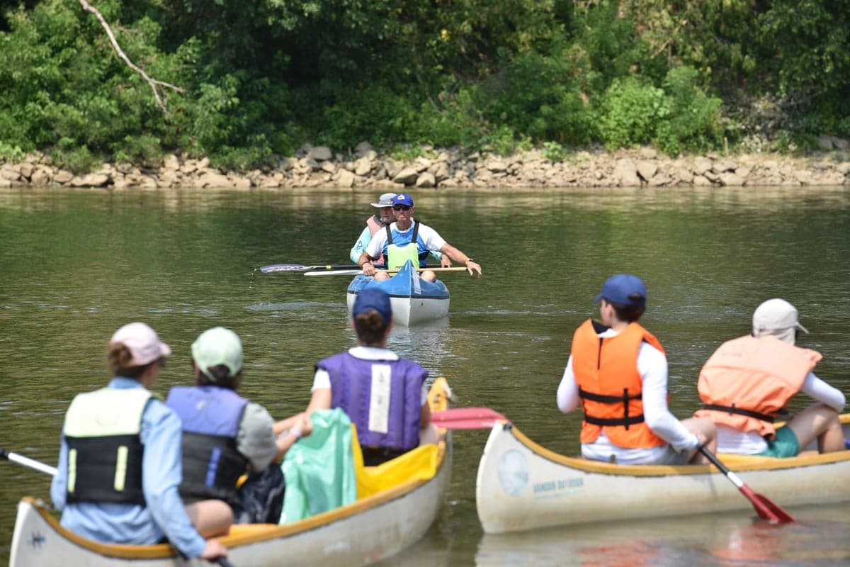 You don't need a drift boat. A canoe, a kayak, or an old johnboat covers most smallmouth water.