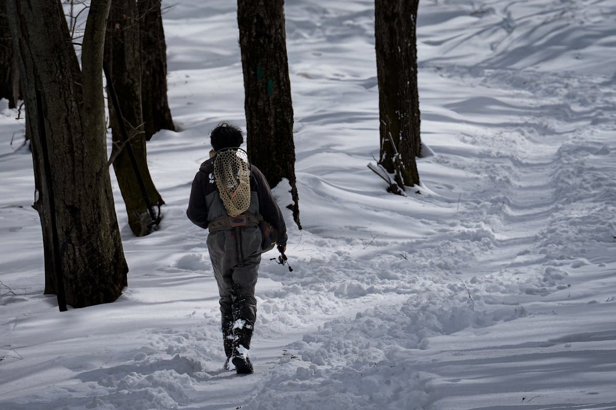 Winter steelhead fishing on the Chagrin - when water temps drop into the 30s, the 11am to 3pm warming window becomes the most productive fishing time