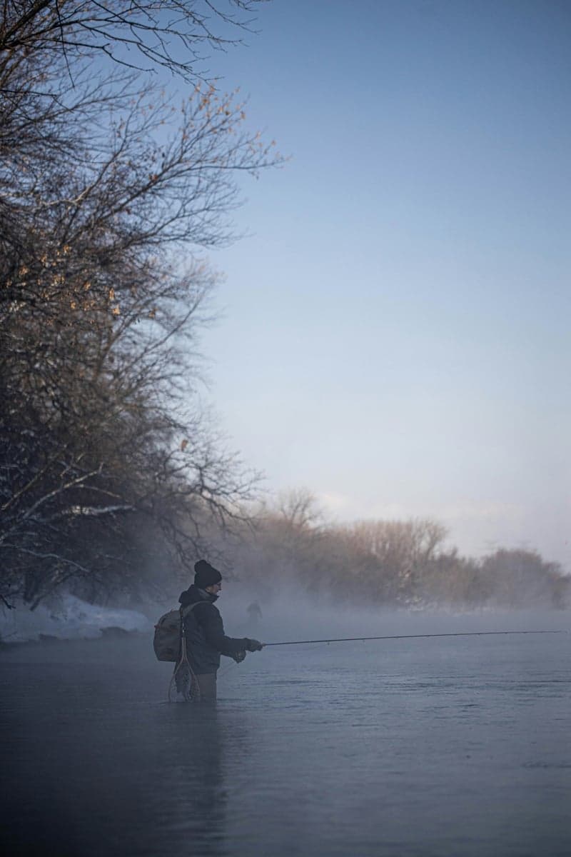 One rod on the whole run. That's the actual selling point of January.