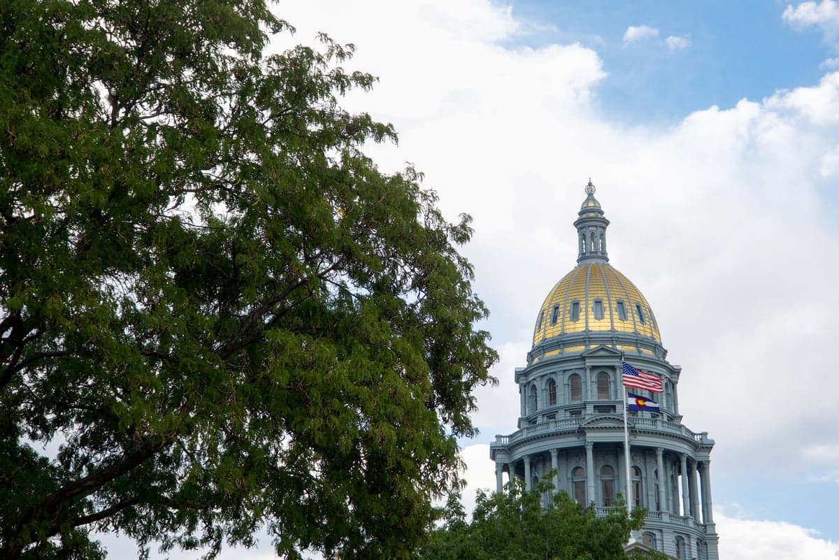 The Colorado State Capitol in Denver, where the stream access debate has stalled for decades