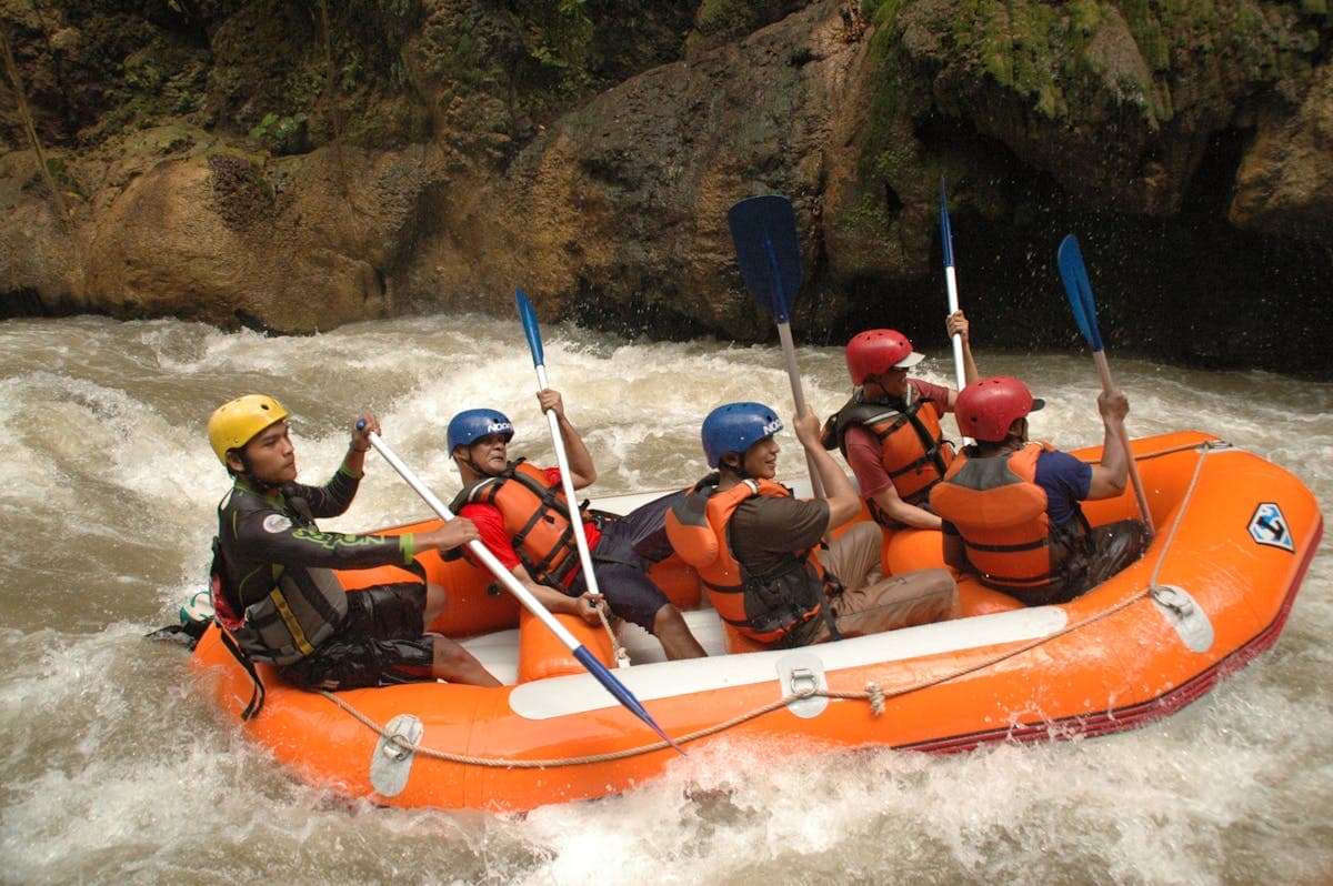 Whitewater rafting in a canyon - Browns Canyon offers Class II-III rapids perfect for beginners